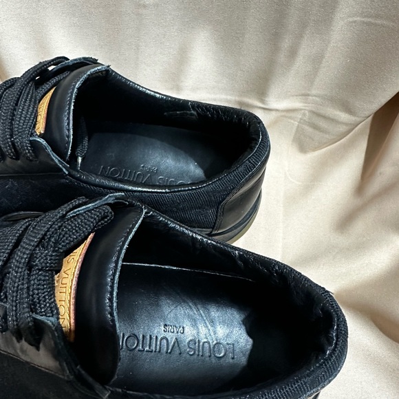 Louis Vuitton Canvas & Leather Monogram Sneakers Size 38 - Picture 6 of 10